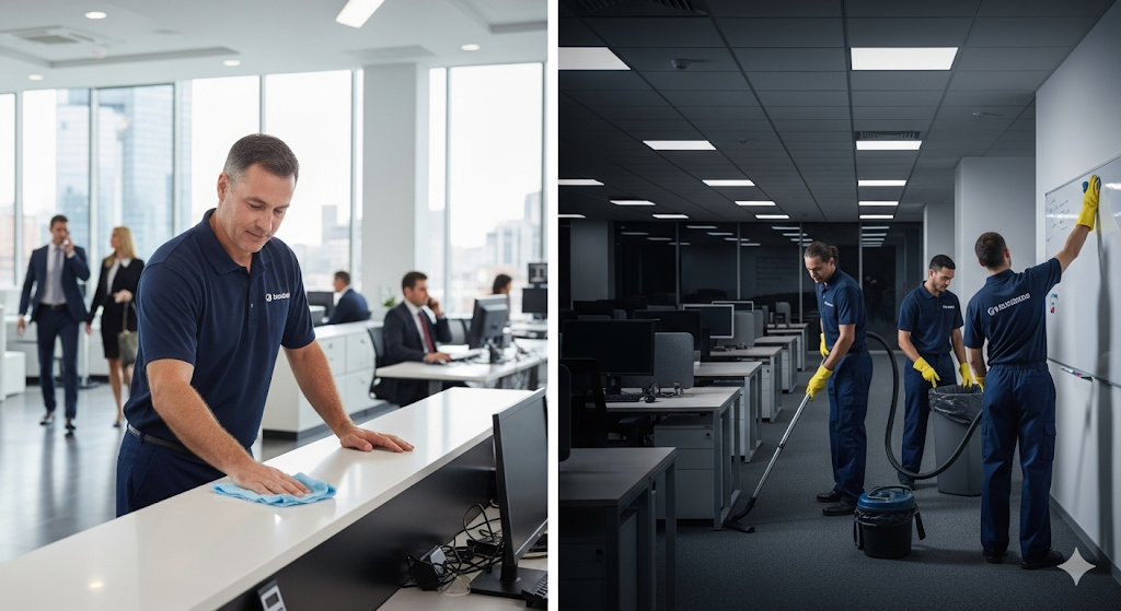 Day Porter vs. Night Cleaning: Which Is Best for High-Traffic Workspaces?